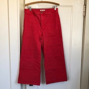 Madewell Wide Leg Crop Emmett Pant